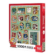 TOi圖益 湯姆與傑利系列 奇妙博物館 拼圖1000片 成人治癒遊戲 正版授權 動漫桌遊 收藏玩具禮物