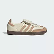 Adidas Samba Lt W [JH5706] 女 運動休閒鞋 德訓鞋 復古 麂皮 翻鞋舌 舒適 米 卡其 23cm 米/卡其