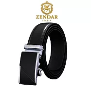 【ZENDAR】台灣總代理 限量2折 頂級小牛皮皮革男用皮帶 全新專櫃展示品 6824M(送禮盒提袋)