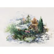 【玲廊滿藝】陳俊華-森之島工作室-257x76.5cm