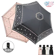 【雨之戀】降溫10℃鈦奈米自動傘山茶花 外金內黑(霧面款)