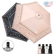 【雨之戀】降溫10℃鈦奈米自動傘山茶花 外黑內金(霧面款)