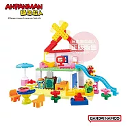 【ANPANMAN 麵包超人】打造麵包工廠和大房子吧!麵包超人積木樂趣桶 (3歲以上~)