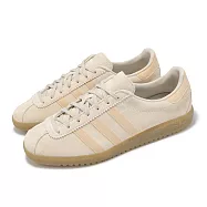 adidas 休閒鞋 Bermuda 男鞋 女鞋 米白 膠底 麂皮 德訓鞋 愛迪達 GY7388 24cm IVORY/BEIGE