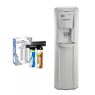 送禾聯14吋DC風扇【愛科EVERPOLL】智能感應冷熱飲水機 TLS-UV-W+複合淨水器DCP-3000HA