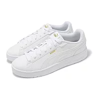 Puma 休閒鞋 Court Classic 男鞋 女鞋 情侶鞋 皮革 白 小白鞋 金標 40028405 24cm WHITE/WHITE GOLD