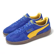 Puma 休閒鞋 Palermo Vintage Update 男鞋 藍 黃 麂皮 膠底 德訓鞋 40136402 25.5cm BLUE/YELLOW
