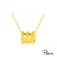 【Prisme Gold】金選百搭黃金項鍊 多款任選 (金重0.02錢±0.01) 圓環