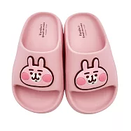 台灣製卡娜赫拉女童拖鞋 (W019-1) 室內拖鞋 大童鞋 童鞋 中童鞋 卡通拖鞋 拖鞋 室外拖鞋 台灣製童鞋 女中童 台灣製 兒童拖鞋 女大童 嬰幼童鞋 中大童鞋 15cm 粉色卡娜赫拉款