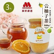 【MOS摩斯漢堡】花果園頂級柚子茶3罐