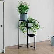 【H&R 安室家】3層陽臺盆栽園藝架 花盆架 BM23(花盆/收納架/置物架/園藝花架/盆栽)