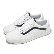 Vans 休閒鞋 Old Skool 男鞋 白 黑 小白鞋 復古 板鞋 VN0007NTYB2 27.5cm WHITE/BLACK