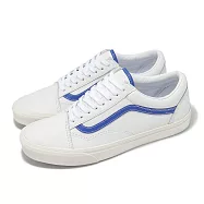 Vans 休閒鞋 Old Skool 男鞋 女鞋 白 藍 小白鞋 復古 板鞋 VN0007NTZ5D 26cm WHITE/BLUE