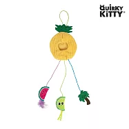【Quirky Kitty】熱帶鳳梨貓薄荷門掛逗貓玩具(貓/貓玩具/貓草/逗貓/互動玩具)