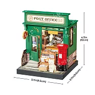 ArtLife 藝術生活DIY袖珍小屋_【DS037】若來 方寸之間系列_世紀郵局 ( 微縮 袖珍 模型 DIY 交換禮物)