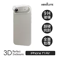ABSOLUTE 3D Perfect iPhone 17 Air 專用 3D全包覆9H高硬度玻璃鏡頭保護貼