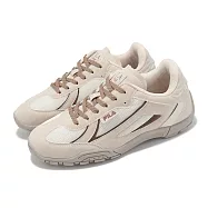 Fila 休閒鞋 CHIC 女鞋 米白 棕 復古 德訓鞋 斐樂 5C944Z717 24cm BEIGE/BROWN