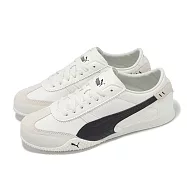 Puma 休閒鞋 Bella UT LEA 女鞋 白 黑 復古 小白鞋 40525601 26.5cm WHITE/BLACK