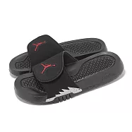 Nike 拖鞋 Jordan Hydro V Retro GS 大童 女鞋 黑 紅 喬丹 魔鬼氈 運動拖鞋 555511-061 25cm BLACK/RED