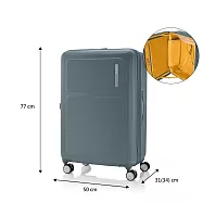 American Tourister - 美國旅行者 MAXIVO 輕量煞車輪雙層防盜拉鍊29吋行李箱旅行箱 森林綠