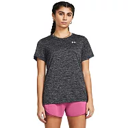 Under Armour 女 Tech Twist 短T-Shirt-1384230-001 L 灰色