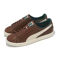 Puma 休閒鞋 Clyde Palais Artisan 男鞋 棕 米 皮革 低筒 板鞋 40224901 28cm BROWN/BEIGE