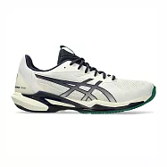 Asics 亞瑟士 Solution Speed FF 3 [1041A438-104] 男 網球鞋 亞洲大師賽 米黑綠 24.5cm 米/黑