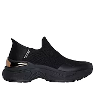 Skechers 思克威爾 Hazel [177586BBK] 女 休閒鞋 舒適 黑 金 24cm 黑/金