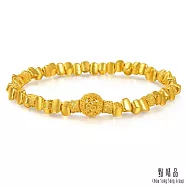 【點睛品】玲瓏繡球 黃金手鍊_計價黃金(05)