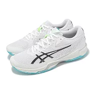 Asics 排球鞋 V-Swift FF 4 男鞋 女鞋 白 黑 輕量 緩衝 室內運動 羽排鞋 亞瑟士 1053A066103 24.5cm WHITE/BLACK