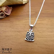 薰黑款小巧貓頭鷹925純銀吊墜.墜子(單墜價格)