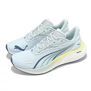 Puma 慢跑鞋 Electrify Nitro 4 Wns 女鞋 藍 黃 輕量 緩衝 運動鞋 31078814 27cm BLUE/YELLOW