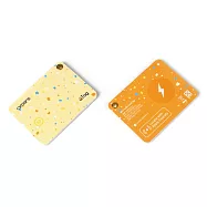 【omars】uTag智慧防丟卡|iOS專用|無線充電|支援手機內建APP| 琥珀黃