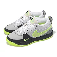 Nike 籃球鞋 Book 1 95 EP 男鞋 Neon 灰黑 螢光綠 Booker 氣墊 IO9704-001 29cm GREY/GREEN