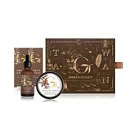 綠果 乳油木果保養禮盒組(黃金乳油木果脂50g+按摩油50ml 2入)