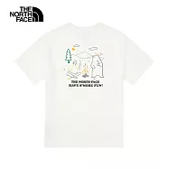 The North Face U RLX SUMMER CAMP S/S TEE GRAPHIC - AP 男女短袖上衣-NF0A8DBVFN4 L 白色