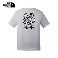 The North Face U REG CARABINER SS TEE GRAPHIC - AP 男女短袖上衣-NF0A8EY9A0M L 灰色