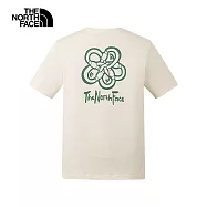 The North Face U REG CARABINER SS TEE GRAPHIC - AP 男女短袖上衣-NF0A8EY9QLI M 米白色