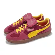 Puma 休閒鞋 Palermo Harry Potter 男鞋 紅 黃 麂皮 哈利波特聯名款 葛來分多 40120901 28cm RED/YELLOW