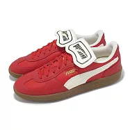 Puma 休閒鞋 Palermo Premium 男鞋 女鞋 紅 白 復古 皮革 德訓鞋 40174403 25cm RED/WHITE
