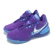 Nike 籃球鞋 ZM Lebron NXXT GEN AMPD 男鞋 紫 藍 中筒 LBJ 氣墊 FJ1566-500 26.5cm PURPLE/SILVER
