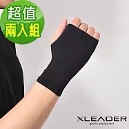 【Leader X】台灣製 防護升級石墨烯護腕(兩只入)