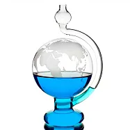 【賽先生科學工廠】玻璃氣壓球(晴雨儀)-世界地圖版