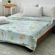 英國Abelia Sumikko gurashi《角落忙露營》100%天絲抗菌涼被(5x6.5尺)