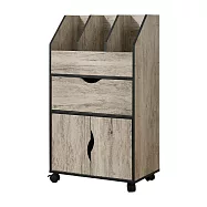 【居家cheaper】森活流線收納移動櫃 KC09WH 書櫃 置物櫃 收納櫃 儲物櫃 邊櫃 木櫃 茶几櫃 杉木紋