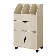 【居家cheaper】森活流線收納移動櫃 KC09WH 書櫃 置物櫃 收納櫃 儲物櫃 邊櫃 木櫃 茶几櫃 櫻桃木紋