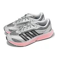 adidas 慢跑鞋 Lightblaze Glow 男鞋 銀 粉紅 緩震 路跑 愛迪達 JR1797 27.5cm SILVER/PINK