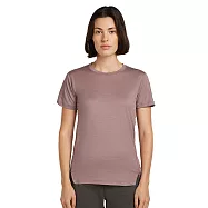 【紐西蘭Icebreaker 】女 ACE MerinoFine&trade; 細緻羊毛圓領短袖上衣(17.5微米)-150 M 藕粉