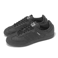 adidas 休閒鞋 Samba OG W 女鞋 黑 德訓鞋 復古 亮粉 愛迪達 KI6265 22.5cm BLACK