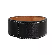 LOEWE 縫線小牛皮磁吸手環_展示品 (黑色)